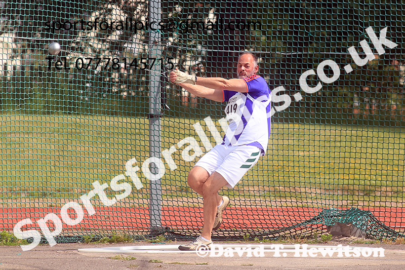 Hammer, 2025 NEMAA Track and Field, Monkton. Photo: David T. Hewitson/Sports for All Pics